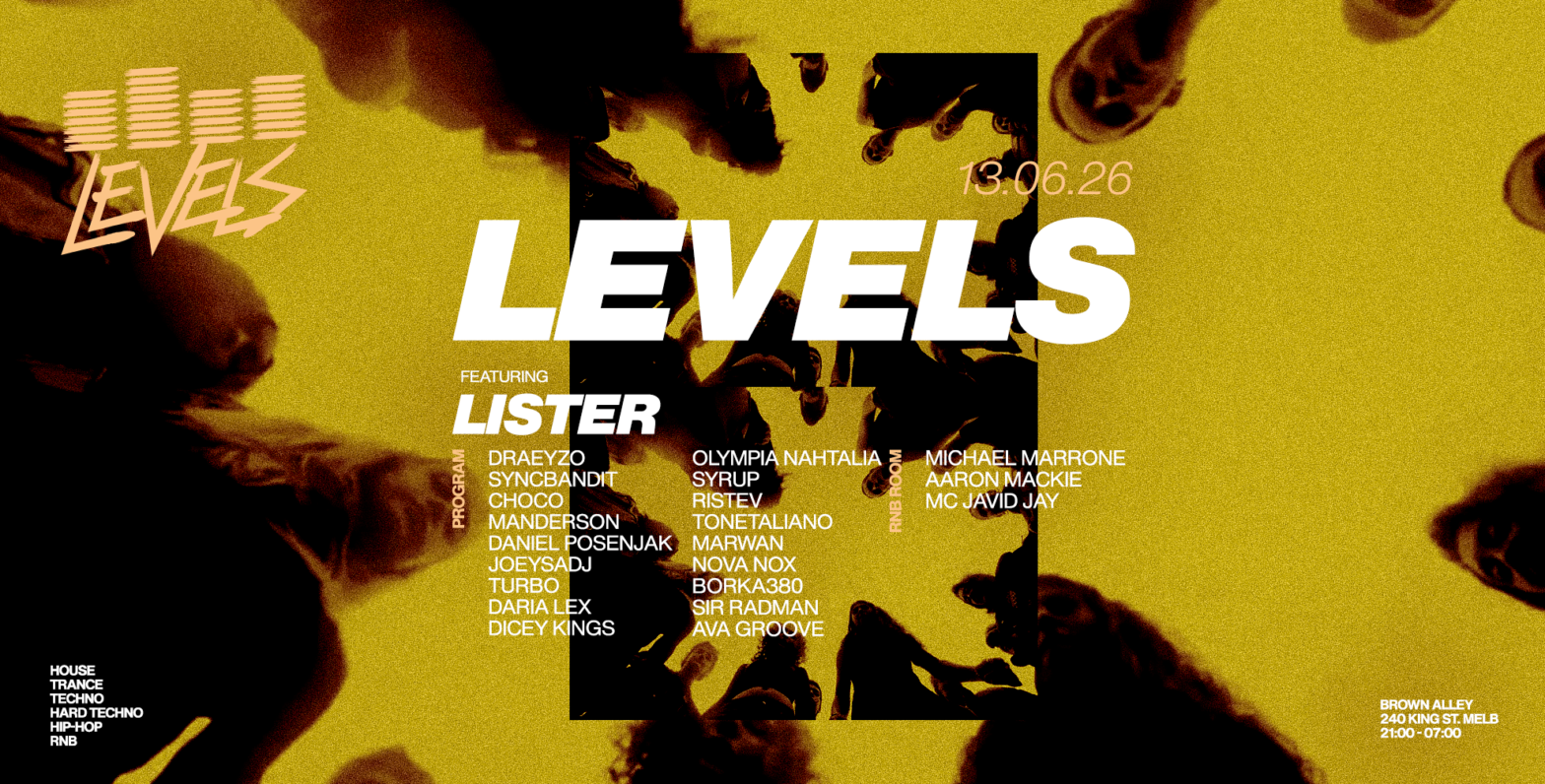 Levels Melbourne flyer