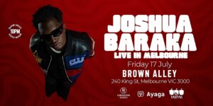 JOSHUA BARAKA Live in Melbourne